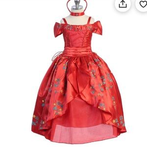 Disney’s princess Elena of Avalor red costume girls size 8